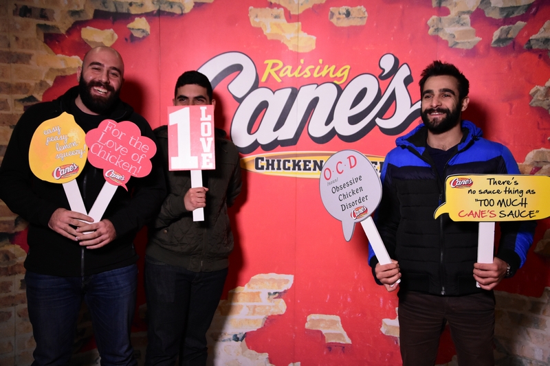 Opening of Raising Cane's